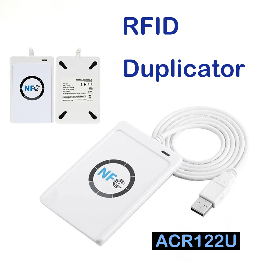 RFID ACR122U  Ʈ Ĩ NFC , 13.56mhz   IC Ű ũ, UID CUID ± , USB S50 ī  α׷